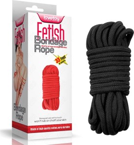 Fetish crni kanap za vezivanje 10m